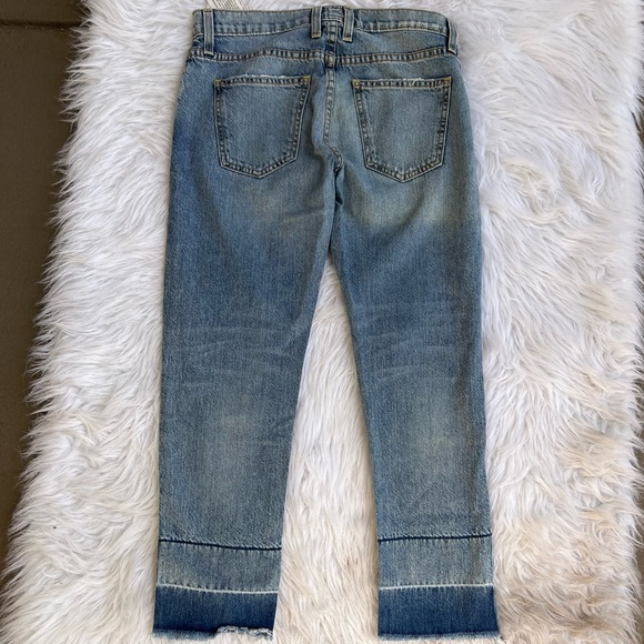 Current/Elliot | The Fling Slim Boyfriend Low Rise Distressed Jeans - Picture 3 of 8